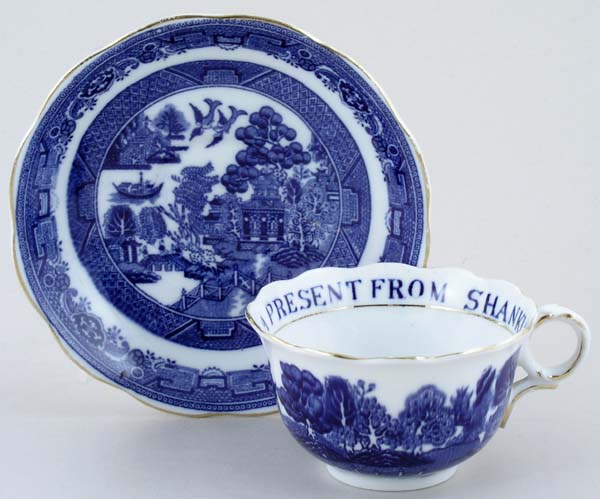 Teacup and Saucer Shanklin c1910